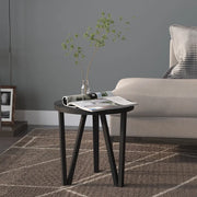 Tavolino-Tavolino da soggiorno-Tavolo Nero ?35 cm in MDF