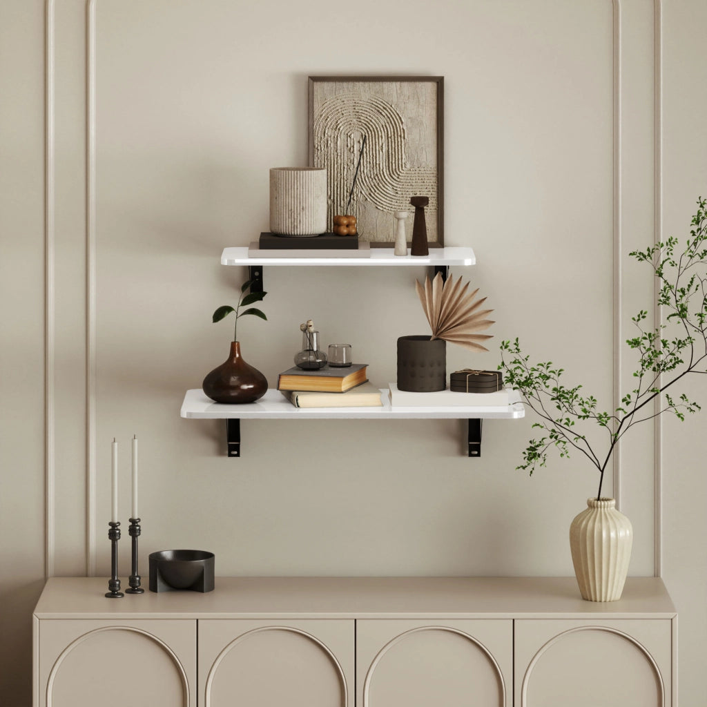 Tavolino pieghevole a muro ¨C zephmum ¨C legno bianco