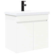 Mobile Bagno | Armadio da bagno con rubinetto Bianco 61 x 40 x 74,5 cm