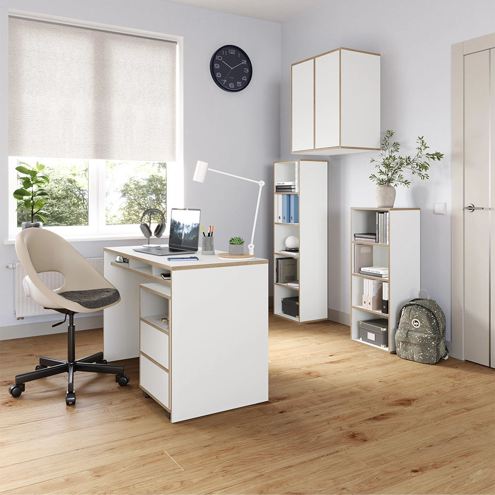 Vicco Libreria Bianco 40 x 140 cm con 5 scomparti