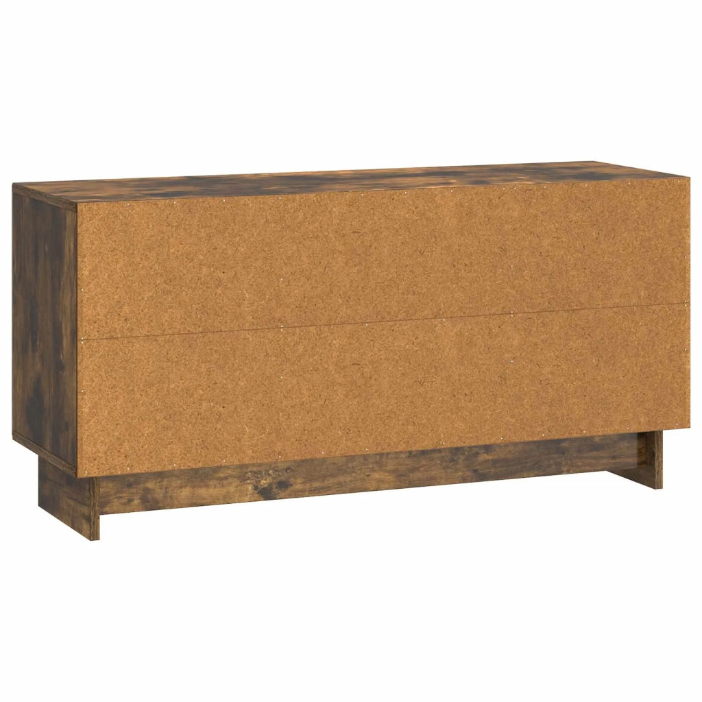 Mobile TV 102 x 34,5 x 50 cm Rovere Fumo Legno ingegnerizzato