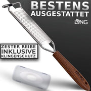 Zester grattugiante - Lame in acciaio inossidabile affilate come un rasoio - Qualità premium - 30 x 6 cm