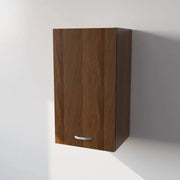Pensile Cucina in Legno Nobilitato Noce Mobile Alto con 1 Anta, Pensile Componibile Moderno Made in Italy (H72XL40XP33cm)