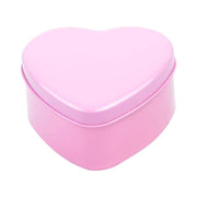Trade Shop - 12 Scatoline In Latta A Forma Di Cuore Bomboniera Segnaposto Portaconfetti Rosa -