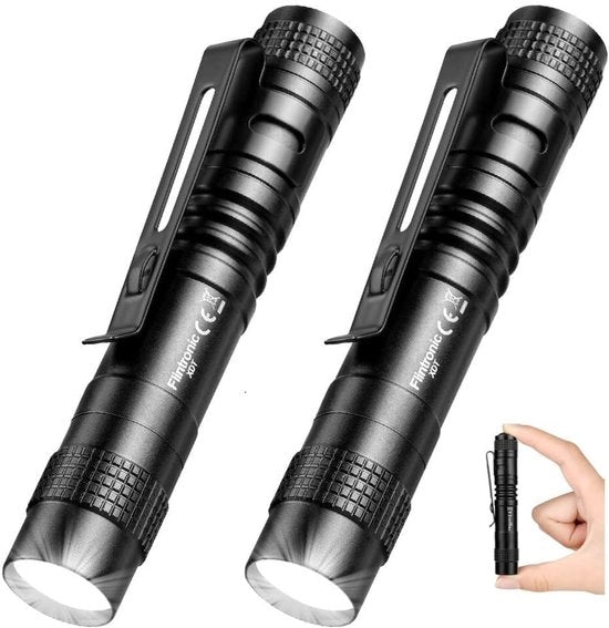 Lampada da tasca a batterie – Lampada da tasca a batterie – Lampada da tasca LED – Lampada da tasca portatile – Camping – Outdoor – Illuminazione di emergenza – Casa – Auto – Lavoro – Adulti – Illuminazione – Lampada da tasca