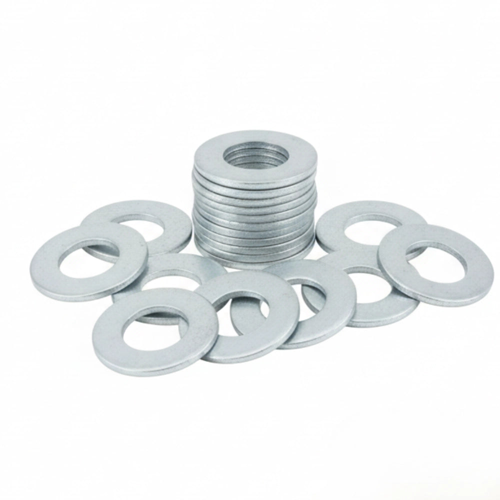 Rondella piana zincata bianca Ø 10 mm pezzi 20