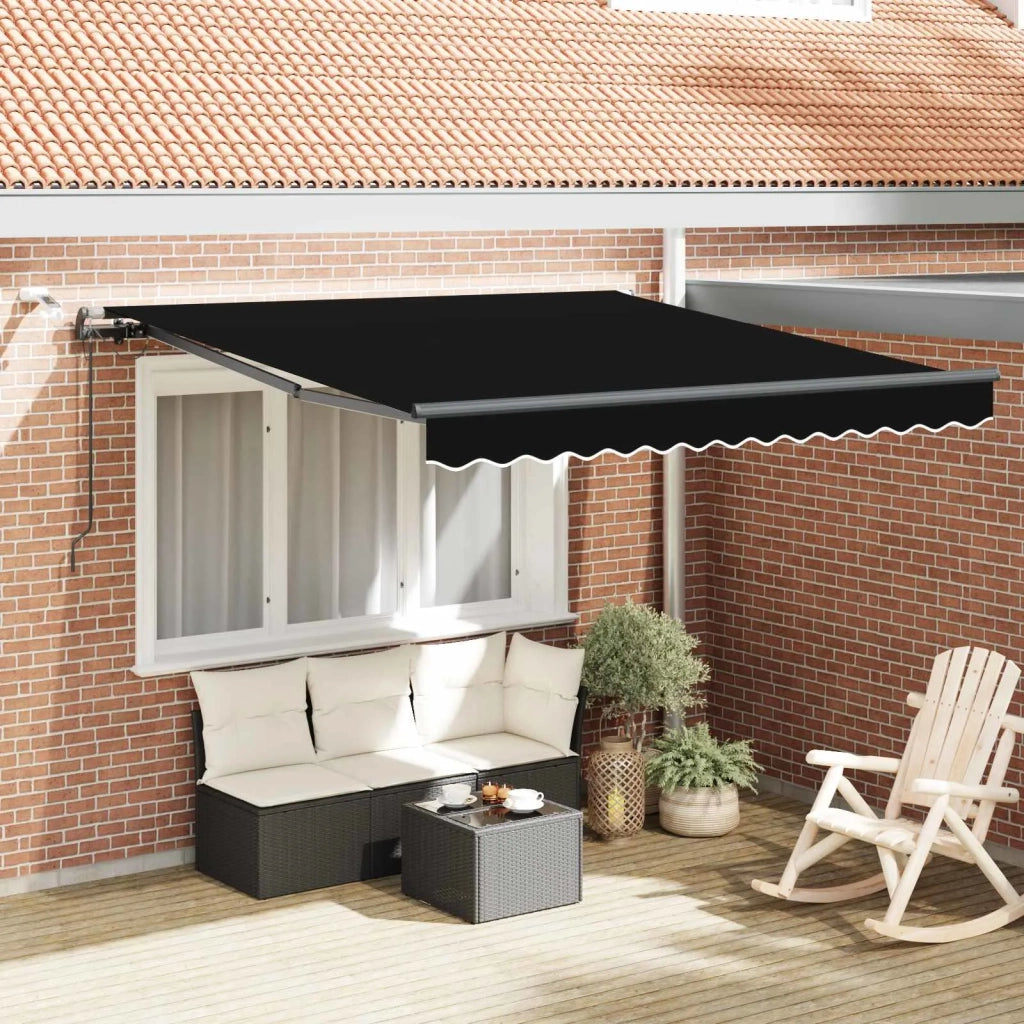 Tessuto per Tenda con Nero 300 x 250 cm Poliestere 3330040
