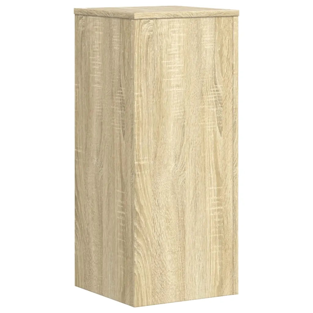 Supporti per Piante 2 pz Rovere 30x30x70 cm in Multistrato