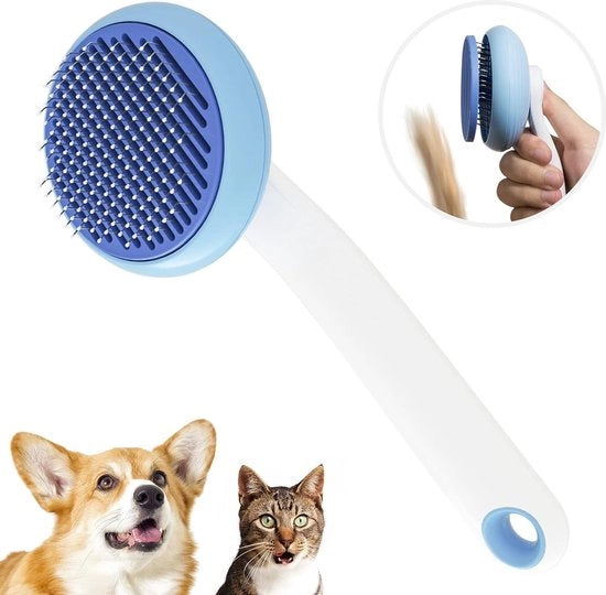 Borsetta da Grooming per Cane, Borsetta Slicker per Cane, Set di Borsette da Pulizia per Animali domestici con Pettini massaggianti per gatti e cani con pelo corto, medio e lungo.