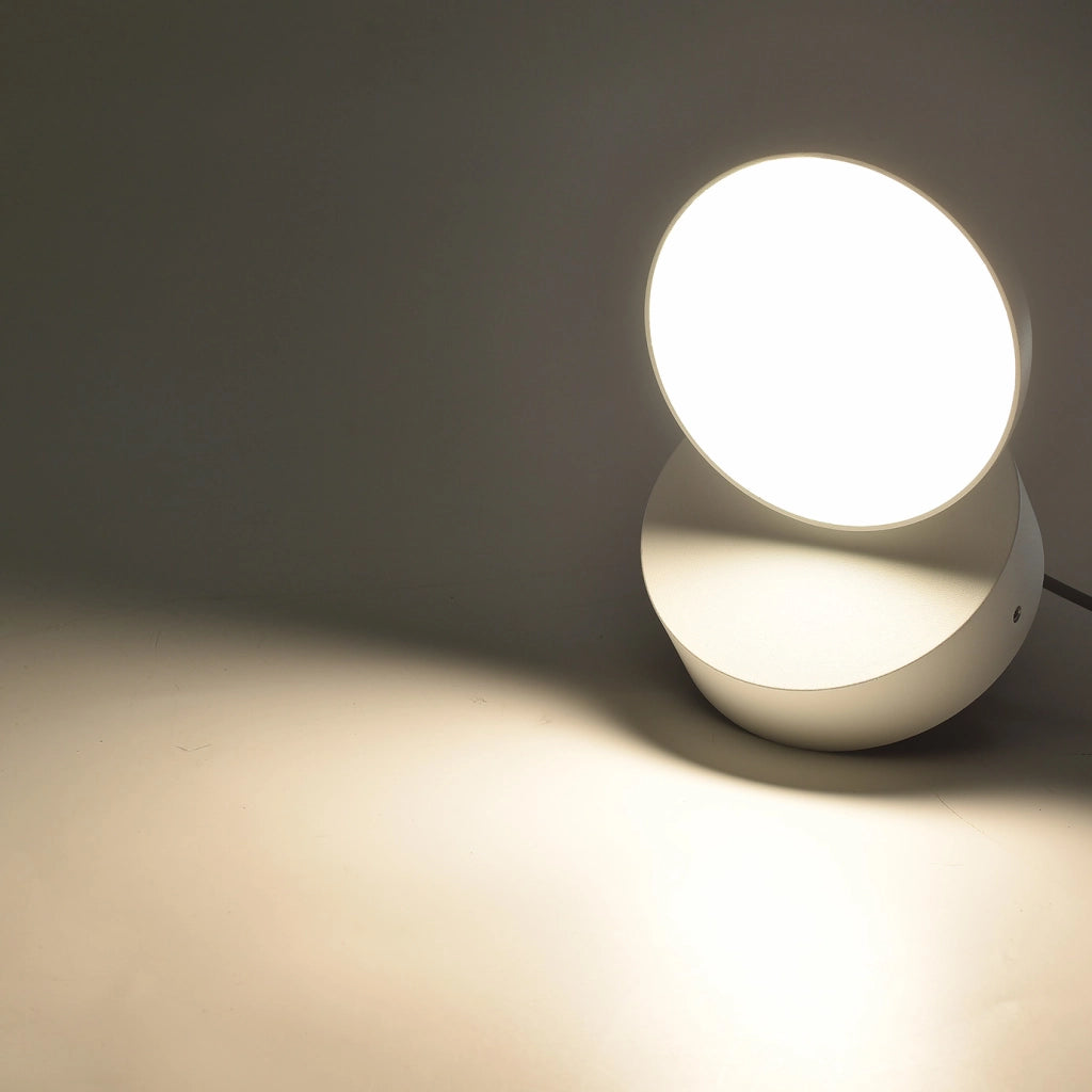 APPLIQUE LED DA ESTERNO 12W CON CCT SWITCH LAMPADA DA PARETE ORIENTABILE IP54 - 3 TEMPERATURE DI COLORE DESIGN MODERNO IN ALLUMINIO BIANCO