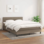 Giroletto a Molle con Materasso Tortora 140x200 cm in Tessuto cod mxl 35848