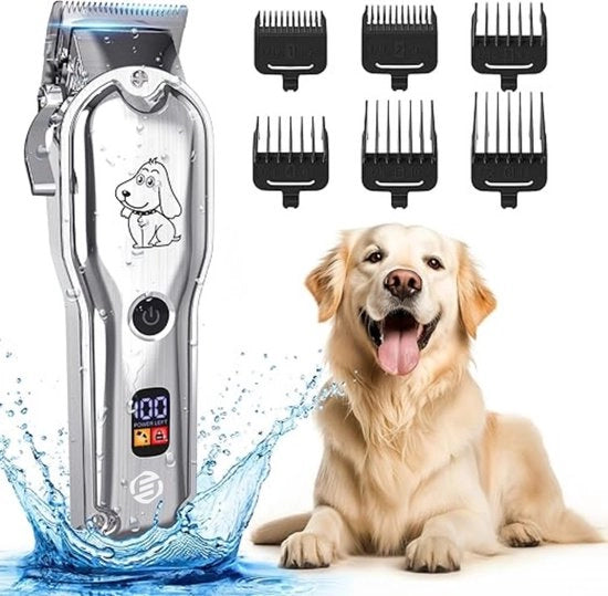 Tondeuse per Cani con Spazzola per Capelli Densi - Trimmer per Cani - Tondeuse per Cani - Tondeuse per Animali - Tondeuse per Cani per Trimmers