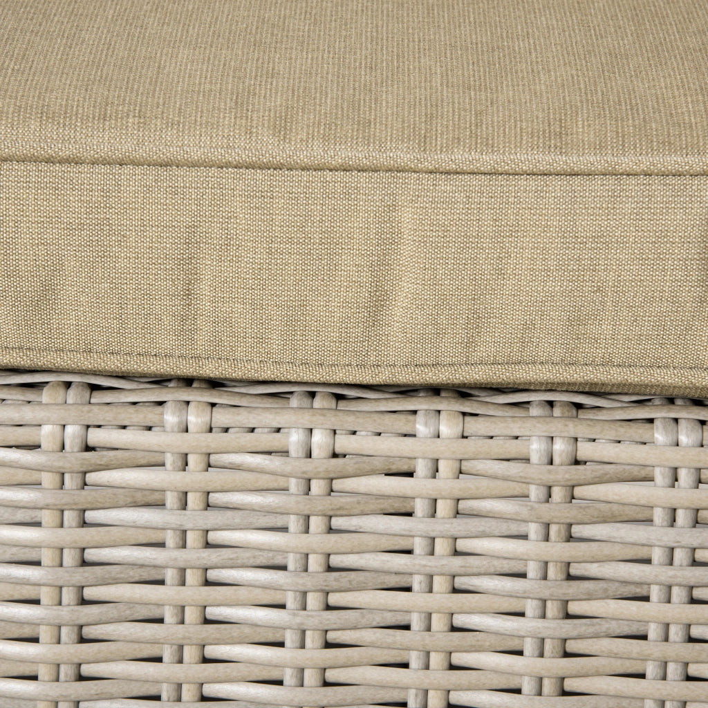 Set salotto da esterni in rattan ¨C zephmum ¨C kaki e beige