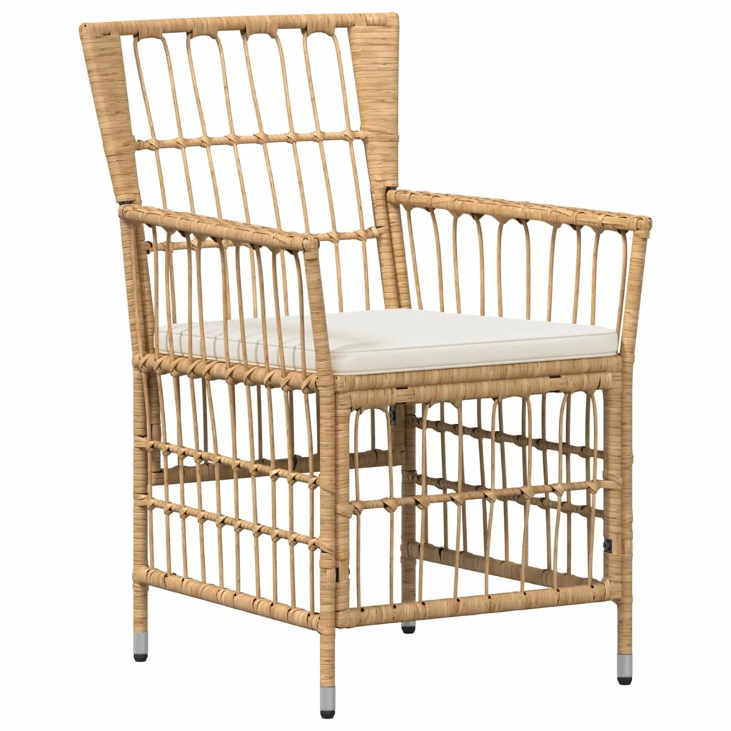 Sedie da giardino 4 pz Naturale 42025131