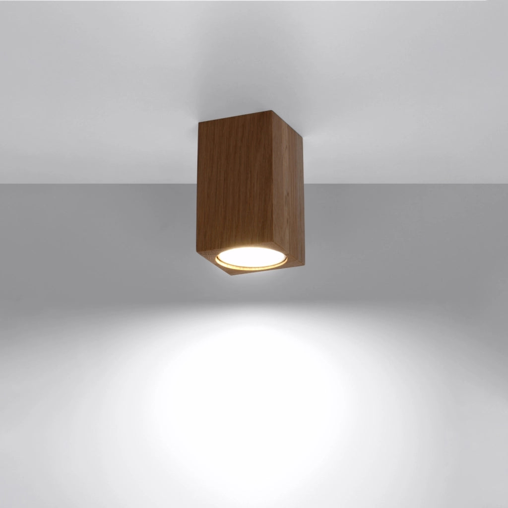 Spot soffitto BAMBU 10 rovere scuro GU10 Pure Lume