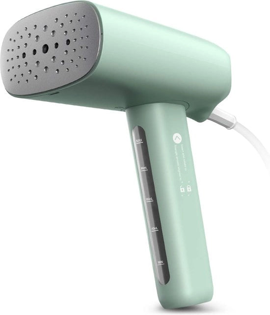Stiratrice a vapore miniaturizzata - Multifunzionale - Stilografica a vapore e stiratrice - Rapida riscaldamento - 800W con serbatoio di acqua da 110 ml - Ideale per uso domestico, vacanze e viaggi di lavoro