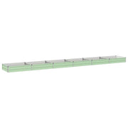 Letto rialzato da giardino Verde Pastello 600 x 80 x 24 cm 8006536