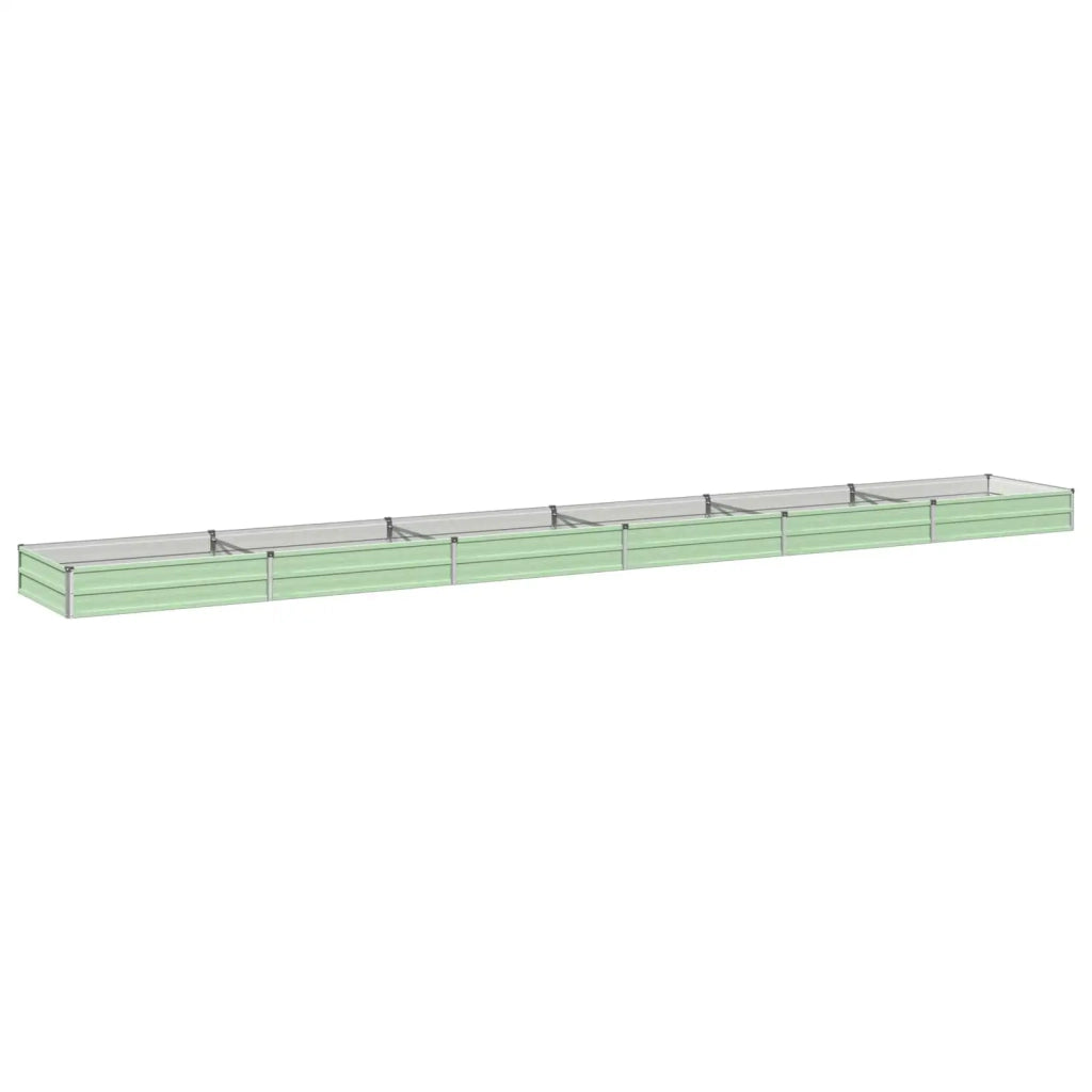 Letto rialzato da giardino Verde Pastello 600 x 80 x 24 cm 8006536