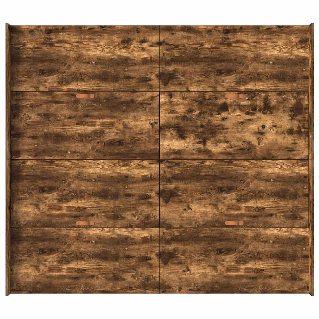 Struttura letto con contenitore Rovere fumé 180 x 200 cm 3335273