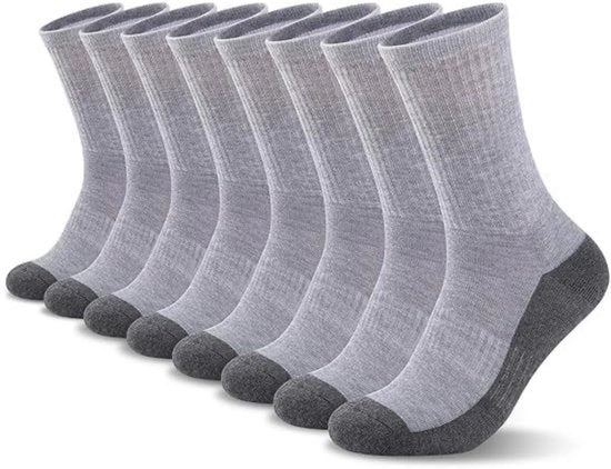 4 paia calze da lavoro per uomini, regolazione dell'umidità e assorbimento del sudore, caldo e spesso per l'autunno e l'inverno, adatti per lo sci, respiranti e comodi - Stile 2