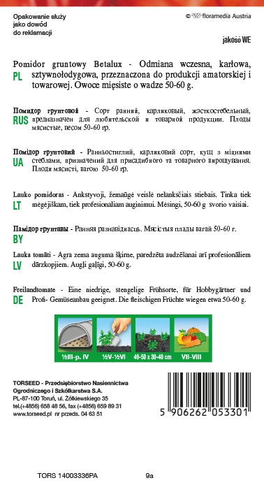 Pomodoro di campo (gambo nano nano) Betalux 0,2g