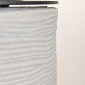 Camino a Bioetanolo Braciere da Pavimento Ø35xh55 cm per Interno ed Esterno Raffaello Corda Beige