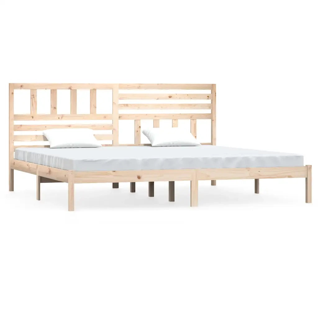 Giroletto-Struttura Letto in Legno Massello di Pino 200x200 cm 141482