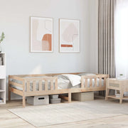 Letto senza Materasso-Struttura Letto 90x200 cm in Legno Massello di Pino 127849