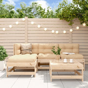 Set Divani da Giardino 5 pz con Cuscini in Legno Massellocod mxl 124431