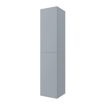Colonna bagno sospesa 160 cm Melody azzurro polvere con ante reversibili