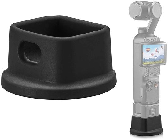 Sostegno Antiscivolo per Camera - Base Stabilizzatrice - Supporto Desktop - Piastra di Ricarica - Visualizzazione Video - Compatibile con Osmo Pocket 3 - Supporto per Camera Standard