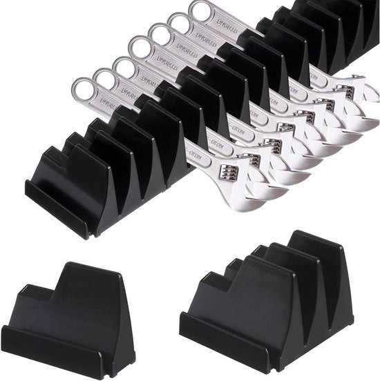 Organizzatore per chiavi a stella con spalla per attrezzi - Organizzazione e conservazione - Magnetico - Adatto per 23 chiavi - Portatile per attrezzi