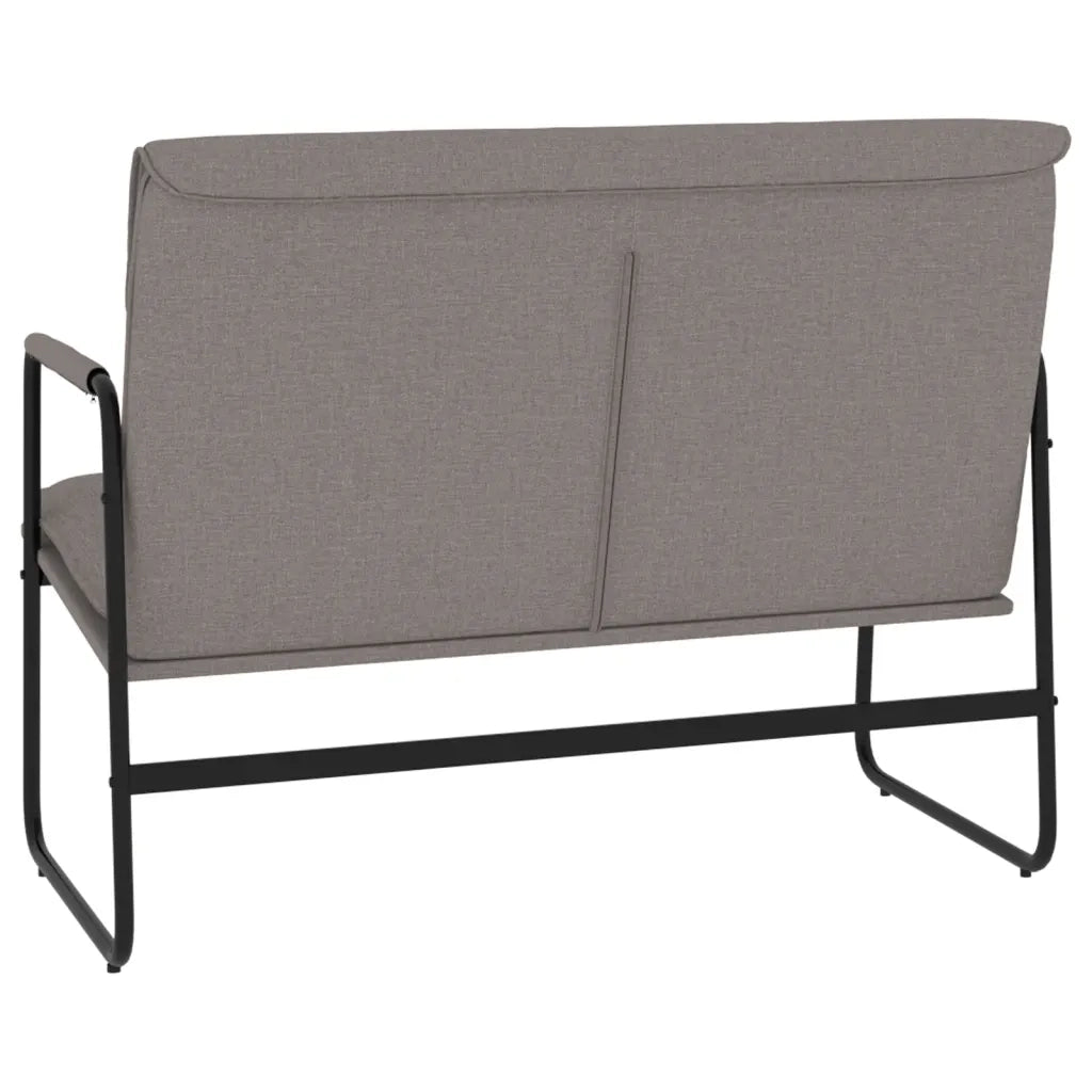 vidaXL Panca Tortora 100x64x80 cm in Tessuto