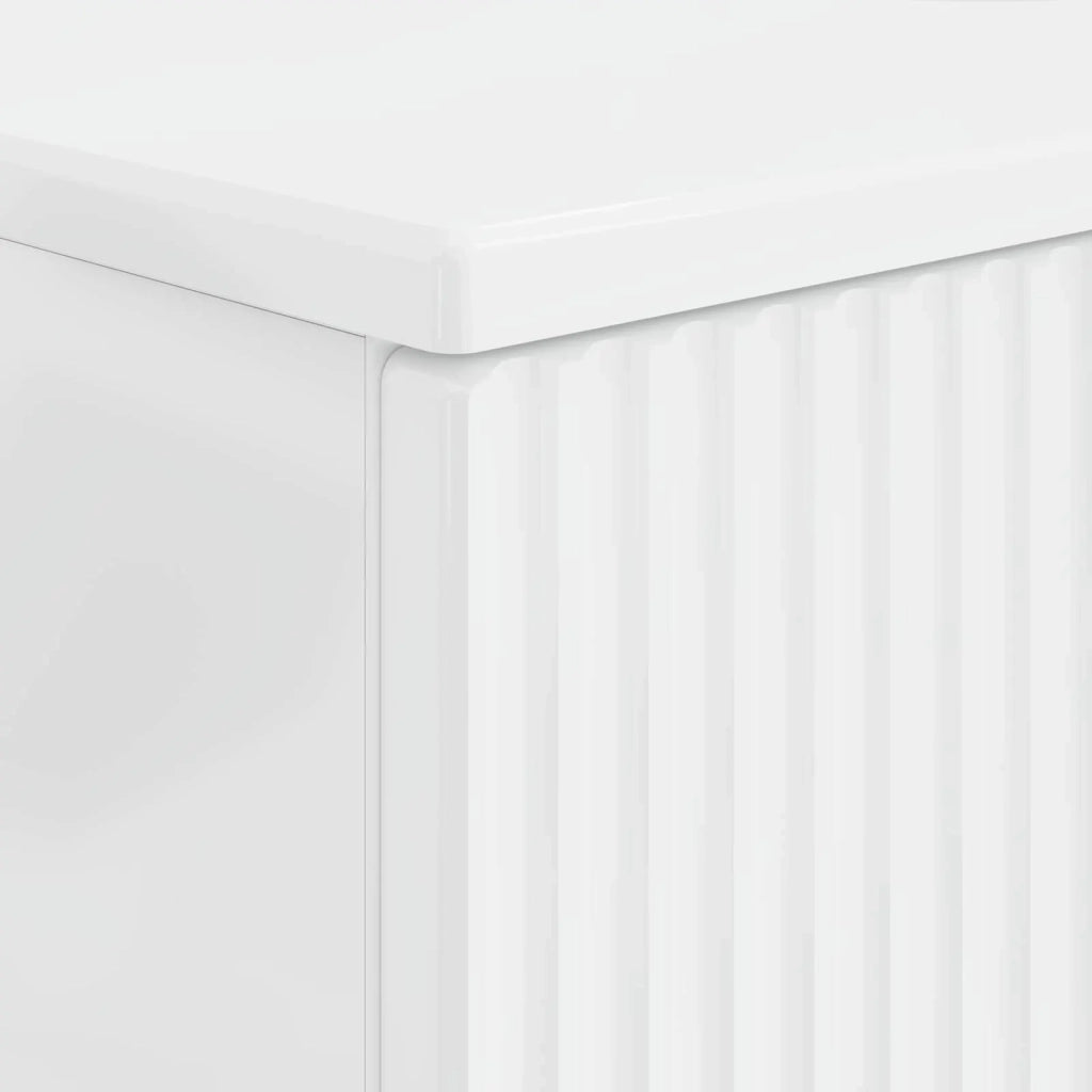 Armadio per Lavabo da Bagno ARNHEM Bianco Lucido 896569