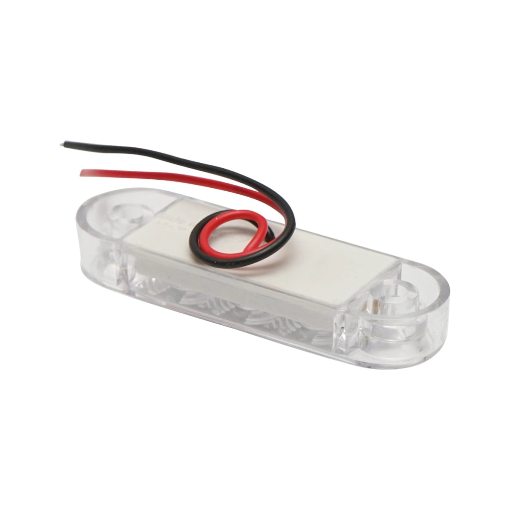 Lampada laterale con LED bianca, 12V/24V, F0171, Breckner Germany
