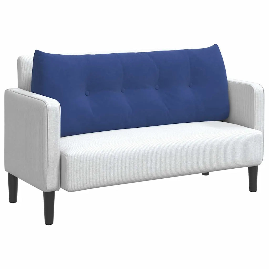 Cuscino per Schiena Blu Polizia 120 x 24 x 50 cm Velluto