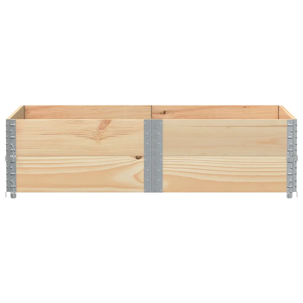 Fioriera | Cassetta per fiori | Vaso da Giardino 150x100 cm in Legno Massello di Pino