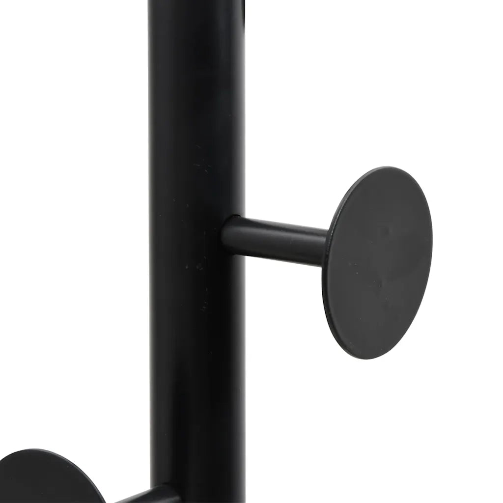 Appendiabiti Nero 176 cm in Ferro Verniciato a Polvere CFW6860933