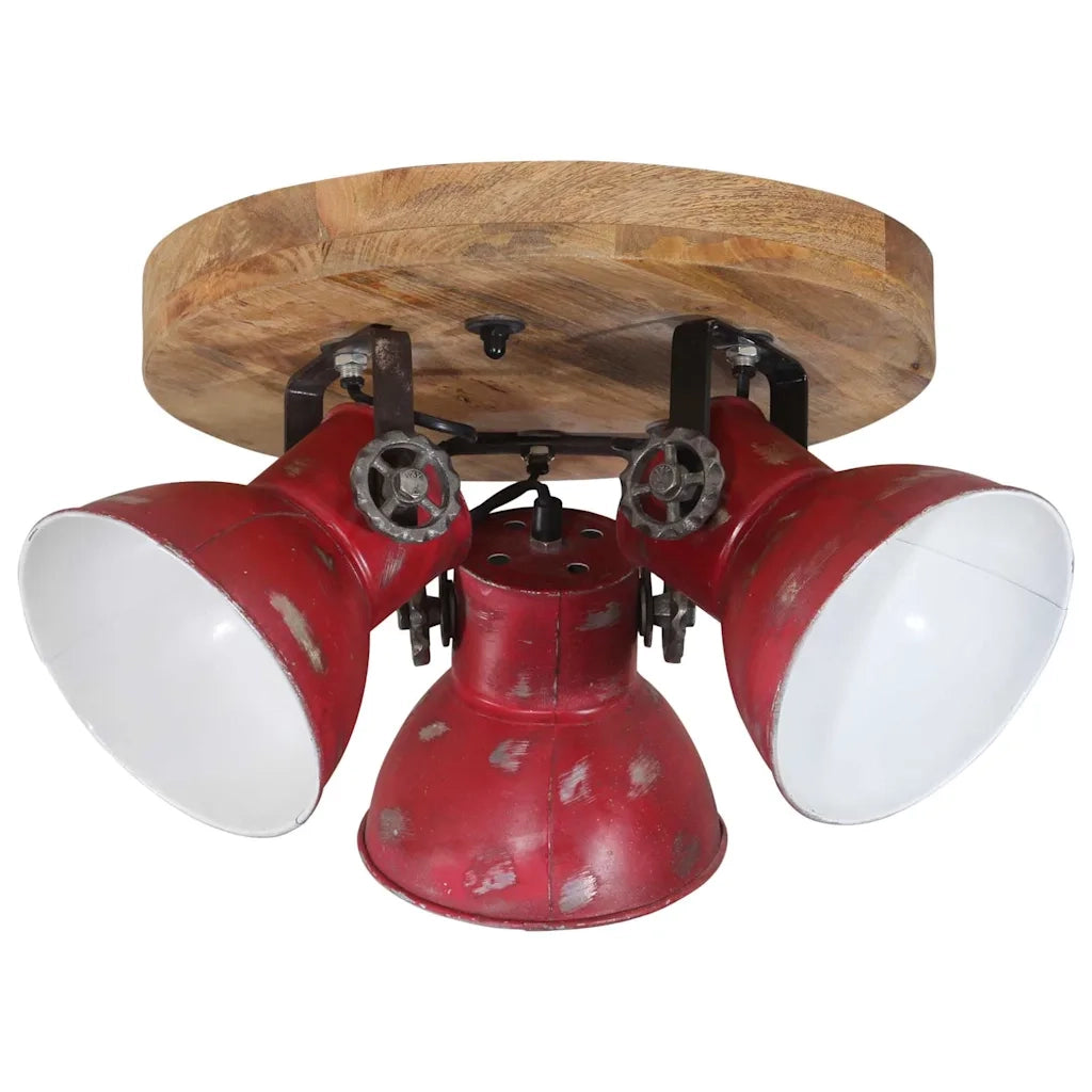 Lampada da Soffitto 25 W Rosso Anticato 35x35x25 cm E27 CFW2646201