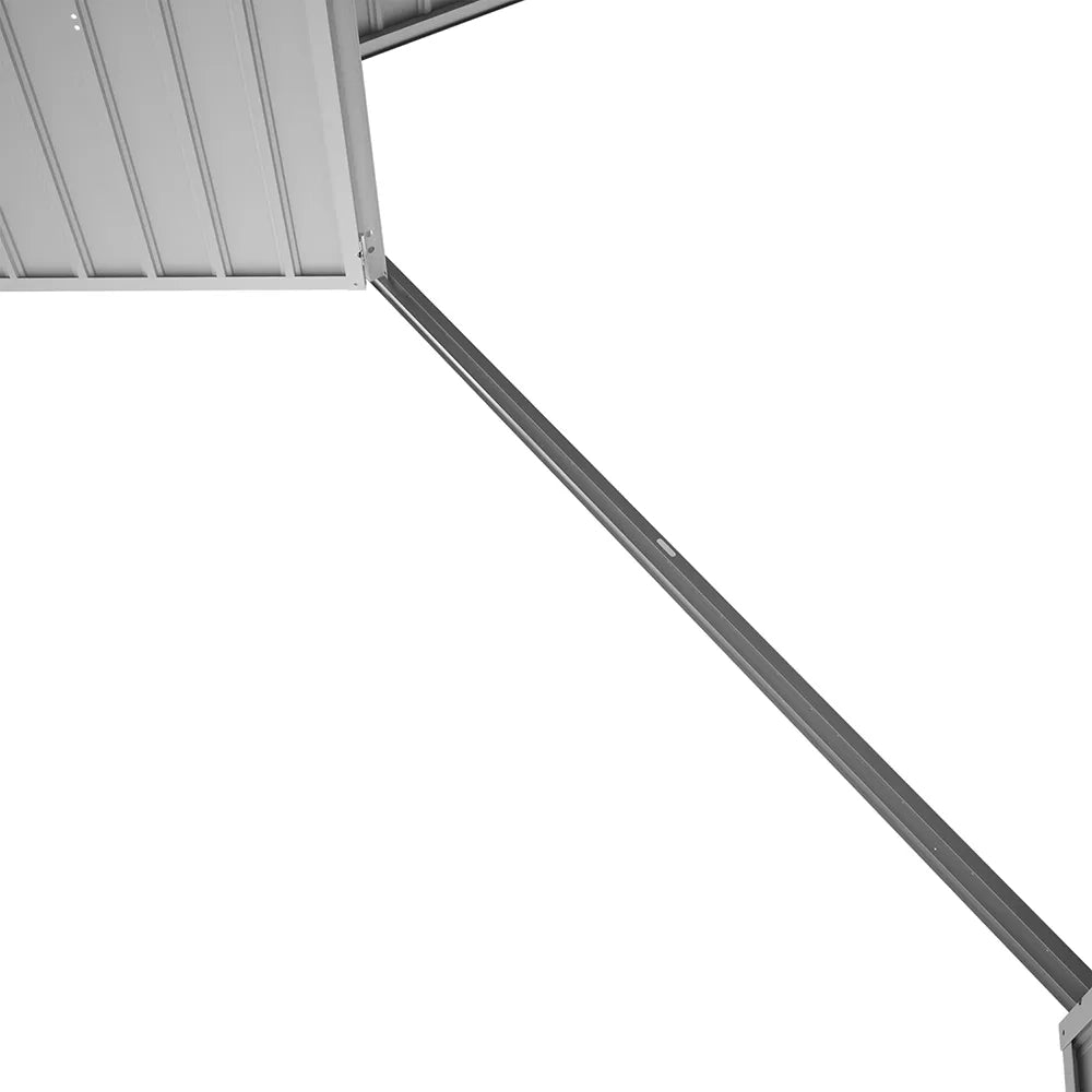 Casetta da giardino in acciaio zincato effetto legno 2,77x1,93xh1,96m - 91kg -5,35 metri quadri