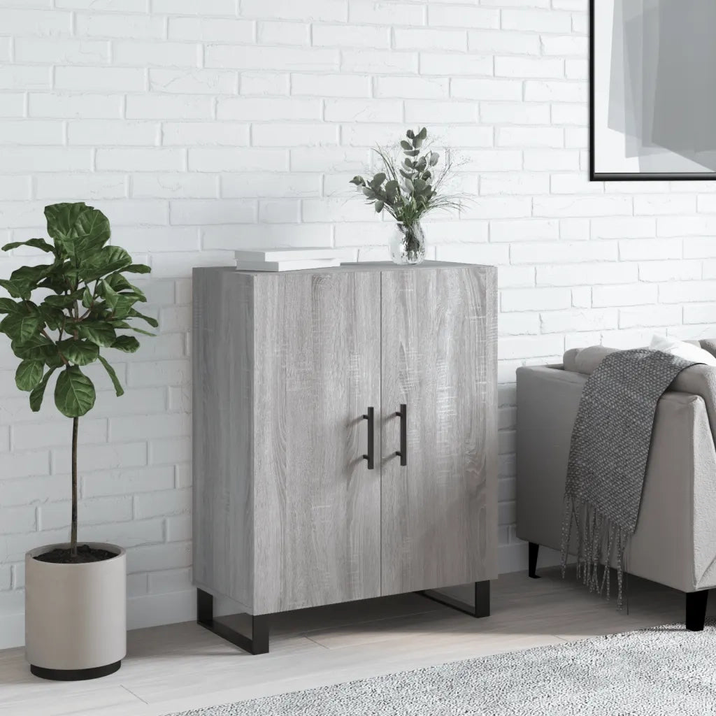 Credenza-Buffet-Armadio da cucina Grigio Sonoma 69,5x34x90 cm in Legno Multistrato 867475