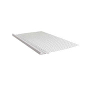 Profilo terminale in pvc con rete barra 2 metri bianco : Modello - 6MM