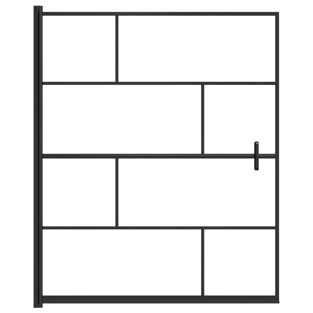 Pannello per Box Doccia in ESG 116x140 cm Nero CFW6155995