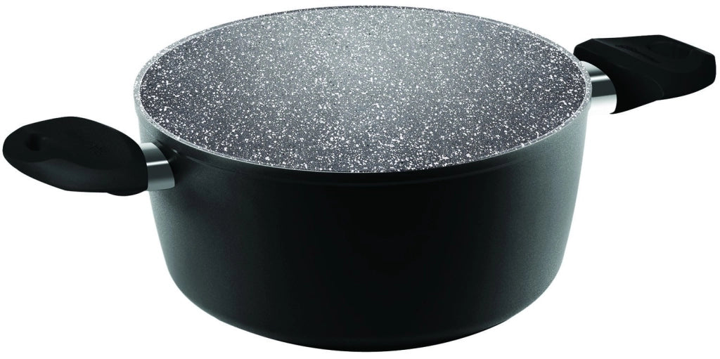 CASSERUOLA 2 MANICI AETERNUM BLACK PEARL D.20 ADATTA PER PIANO AD INDUZIONE