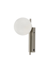 Applique NEBULA nichel sfera vetro LED 10W ZumaLine