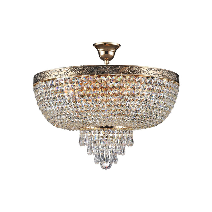 Lampadario Royal Classic in Metallo Palace Oro Antique