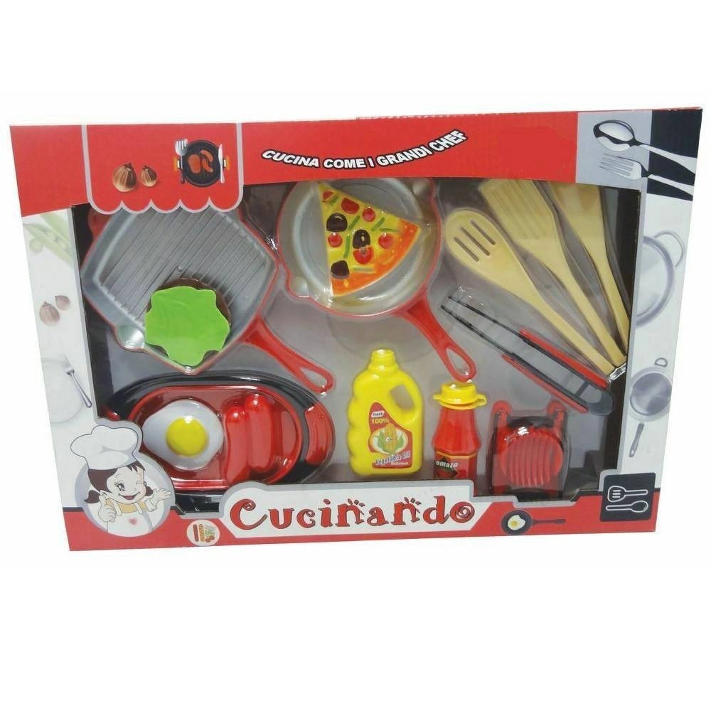 Trade Shop - Cucinando Cucina Come I Grandi Chef Accessori Vari Giocattolo Gioco Bambina -