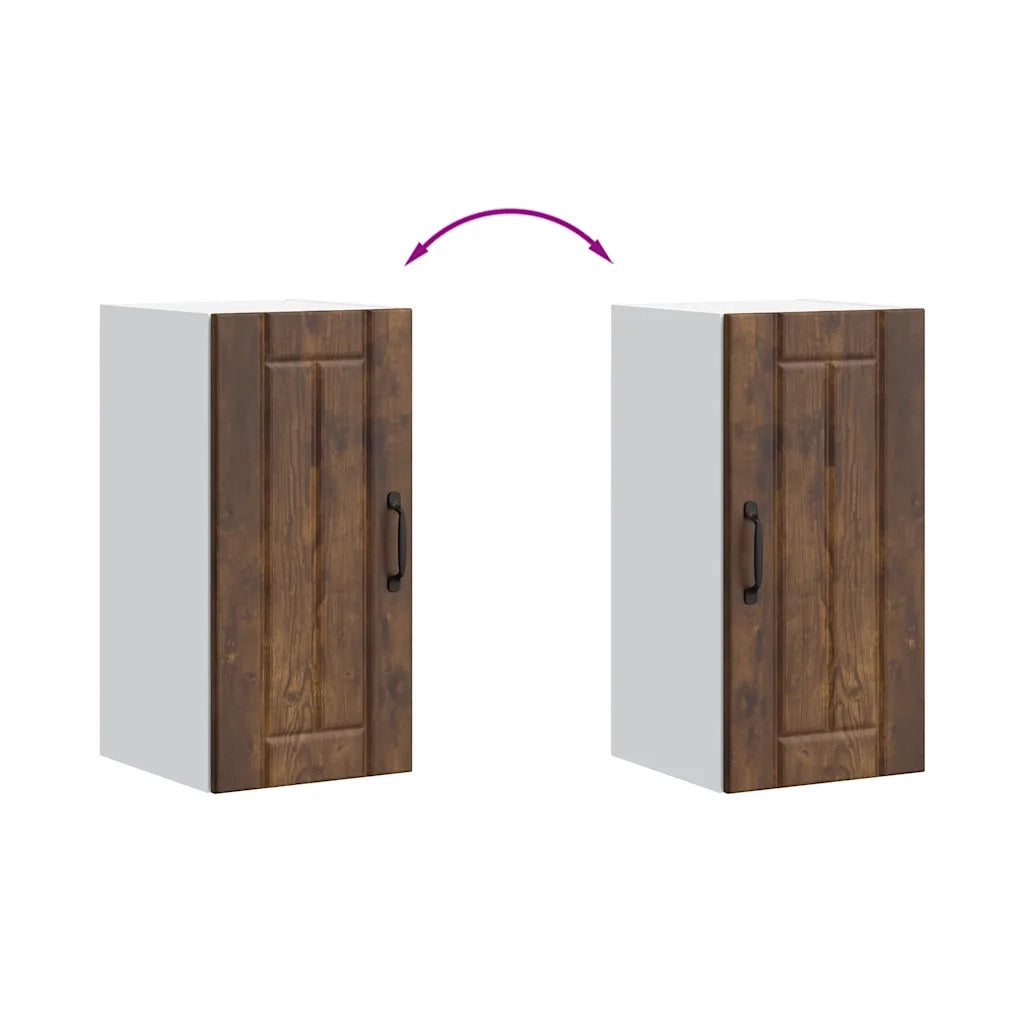 Pensile da Cucina Lucca Rovere Fumo in Legno Multistrato 853782