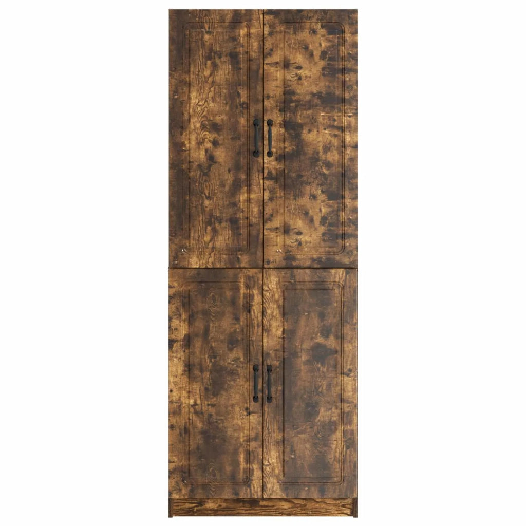Set di armadi 2 pcs Rovere Fumo Legno ingegnerizzato 3416948