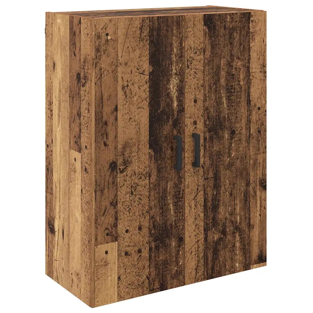 Mobiletto a muro 2 pcs Legno vecchio 69,5 x 34 x 90 cm